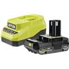 RYOBI Batteria RYOBI 18V One+ 2.0Ah LithiumPlus - 1 caricatore rapido 2.0Ah RC18120A-120C