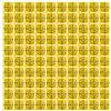 VRTYVEYBB 100 bersagli da 50 mm per ingegneria tunnel, 100 pezzi (20 x 20 mm) | 60mm acrilico giallo, pacchetto all'ingrosso 100pcs, tunnel e per il monitoraggio del ponte, posizionamento rapido, materiale
