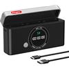King Ma Caricabatterie a 3 Canali per Olympus LI-90B LI-92B Ricoh DB-110 | Compatibile con Olympus TG-1/TG-2/TG-3/TG-4/TG-5/TG-6/TG-7/XZ-2/SH-1/SH-2/SH-3/SH-50/SH-60/SP, Ricoh GR3/GR3x/WG6/WG7/G900