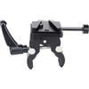 Wiffe Camera Rig - Morsetto per batteria con maniglia di serraggio laterale | Accessorio V-Mount per installazione video rig, morsetto compatto nero piastra batteria con manopole laterali e maniglia a