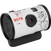 Generic Fotocamera tascabile a pellicola, schermo di anteprima posteriore, bianco | Fotocamera digitale retrò con schermo a colori posteriore, design ricaricabile di tipo C, foto di viaggio, giorni del campus