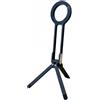 yanwuwa Carry Clip Phone Stand con base pieghevole treppiede, nero | Supporto rotante in lega di alluminio per la creazione di contenuti