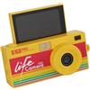 Beimus Fotocamera piccola con filtro fotografico multiplo, tipo C, giallo | Batteria ricaricabile, stile vintage, adatta per adolescenti e appassionati di fotografia, ideale per le istantanee