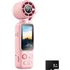 Generic Everyday Vlog Camera Rotante 4K, CON 32G, C CON 32G