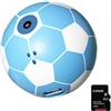 Generic Creative Football Shape Small, Azzurro e bianco 128GB MODELLO | Macchina fotografica digitale a forma di palla da calcio unica con 8 facili da usare per la macchina fotografica indossabile