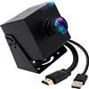 ELP 4K HDMI USB Camera grandangolare PC Camera per monitor del computer Uscita simultanea Mini UVC USB2.0 Webcam 2X Zoom digitale H.264 8MP USB Telecamera di sicurezza (110 gradi senza distorsione)