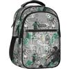 sarcia.eu Zaino scolastico rigido per ragazzo, riflettenti, quattro scomparti, 24l (Calcio Grigio, 24L)