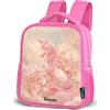 NoBoringSuitcases.com NoBoringSuitcases© Zaino Per Bambini Bambina Nero Piccolo | 8L - Zainetto La Scuola Zaini Scolastici Rosa Ragazze Colorato Asilo Bimbo Leggero