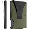 The Ridge Portafoglio autentico | Minimalist Metal RFID Blocco Wallet - Money Clip | Slim Wallet for Men