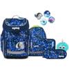 ergobag set zaino scolastico cubo Bundle Set UnBearwater - Blu