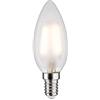 Paulmann 28610 Lampadina LED candela lampadina da 3 Watt opaco lampadina a bulbo illuminazione 2700 K E14