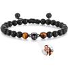 kaululu Bracciale con Foto Proiettata Bracciale Uomo Incisione Personalizzata Braccialetto Amicizia Famiglia Regalo Uomo Compleanno Gioielli Personalizzati Regalo Papà Uomo
