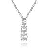 ZAVANA Collana da donna Trilogy argento o oro zirconio, 16 mm
