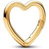 PANDORA ME Connettore placcato in oro a forma di cuore