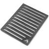 Grillrost.com Das Original Griglia per stufe 18,5x24 cm in Acciaio Massiccio - più Resistente delle Griglie in ghisa - per stufe e caminetti