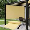 AJALGZ Tenda a Vela Rettangolare 0.5x1m | Impermeabili Tenda Ombreggiante de Esterno, PES Poliéster Protezione UV Al 95% | Telo Parasole Alta Qualità per Giardino e Terrazza, Balconi, Giallo
