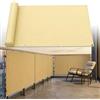AJALGZ Telo Frangivista Balcone 60x100cm - Copertura Ringhiera Protezione Privacy e Anti-UV | Telo Paravista Resistente per Balcone, Giardino e Terrazza, con Occhielli e Fascette, Giallo