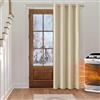 MIULEE Tende per Interni Oscuranti Termiche Anelli 1Pz 140x260cm Beige | Tessuto oscurante e termico per soggiorno e camera da letto, aiuta a ridurre luce, caldo e freddo.