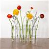 Generic Vaso da fiori incernierato, Vasi di boccioli di provetta in vetro creativo, Vasi trasparenti per provette per fiori, Stazione di propagazione delle piante in vetro, Vaso per piante idroponiche