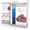Ganzoo Paracord 550 kit intreccio braccialetti, cordini 4 mm tipo 3 con 7 anime e rottura 250 kg, include 5 chiusure clic 10 mm, metro flessibile 300 cm e guida 16 pagine per nodi cobra e hitch, Mare