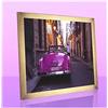 1a Bilderrahmen Bonito - Cornice portafoto sottile con profilo sottile, 33 x 98 cm, colore oro lucido, 98 x 33 cm, cornice per puzzle Diamond Painting con vetro sintetico trasparente