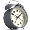 Newgate® Theatre sveglia | Orologio sveglia a doppio campanello moderno classico | Blu francese | Numeri facili da leggere | Ideale per comodino, scrivania o mensola | Accessorio moderno e retrò