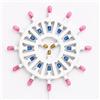 PLATINUM CONCEPT Luminaria Pugliese da Parete - Rosone Luminoso LED Artigianale Made in Italy - Applique Decorativa Forex Bianco Luce Calda - Lampada Salentina Tradizionale Puglia