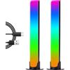 Hintyne Barra Luminosa Grb Barra Luminosa a LED 2pcs Barra Luminosa Da Gioco Con Telecomando App Illuminazione Ambientale Alimentata Tramite USB Retroilluminazione Tv 5Velocità 4Luminosità 8Modalità Dinamiche