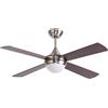 Ovlaim 122 CM Ventilatore da soffitto marrone con luci e telecomando