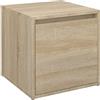 vidaXL Cassetto Contenitore Rovere Sonoma 40,5x40x40 cm in Multistrato