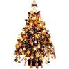 Generic Christmas Tree Beading Kit Per Adulti, Set Di Artigianato Con Cristalli | Decorazione Da Tavolo Con Perline Colorate E Ciondoli: Struttura In Metallo Con Angelo, Ideale Come Topper