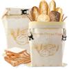 GmeDhc 2 Pezzi Sacchetti Pane Cera Dapi 43 × 33CM | per Alimenti Baguette Frutta Verdura