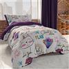 PETTI Artigiani Italiani - Set Copripiumino Matrimoniale 240x220 cm (2 Federe 80x80 cm Incluse), Copripiumino in Microfibra per la Cameretta Bambino e Bambina, in Stampa Digitale