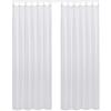 WOLTU Tenda Oscurante con Nastro per Binario 2 Pannelli, 135x245cm, Bianco
