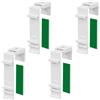 ShnminEU Set di 4 Supporti a morsetto lungo per tende a rullo doppie Klemmfix DuoRollo da serrare e incollare senza forare Ideali come accessori o ricambi per fissare su finestre e ante in PVC o legno