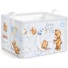 Clastyle Cesto Biancheria Sporca Animali Cesta Giochi Bambini Pieghevole | 21L Cestino Portaoggetti per Giocattoli Vestiti, Portabiancheria Salvaspazio Pieghevole, Scatola Porta Oggetti Piastra Base