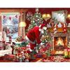 SHEGZHUC 50 x 40 cm 5D Diamond Painting Albero di Natale || Diamond Painting quadrato Babbo Natale Diamond Art per adulti regalo / decorazione da parete per interni