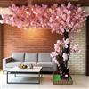 Generic Albero Artificiale di Fiori di Ciliegio - Grande Albero di Pesco in Seta per Uso Interno ed Esterno - Decorazione Fatta a Mano per Casa, Ufficio, Festa e Matrimonio,Rosa,1.8x1.0m/5.9x3.2ft