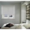 Falconieri Tenda a Rullo Jacquard Falconieri - Tessuto Screen Bianco Traspirante, Filtrante e Anti-UV, Elegante e Moderna, Protezione Solare per Interni - Su Misura per Casa e Ufficio (60 x 250 cm)