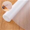 flintronic Tappetino per Cassetti, Rivestimento Cassetti, Tappetini Antiscivolo per Cassetti, Non-Adesivo EVA Plastica Rotolo Carta per Cucina Frigorifero Armadietti Tavoloe Ripiani 30 * 600cm