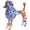 Folpus Emulational Figurine Resina Barboncino Scultura Animale Statua per Bambini Piccoli Ornamenti per sa Cucciolo Display Regalo Decorazioni per