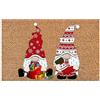 Generico Zerbino Natalizio In Cocco Zerbino Decorativo Natalizio Merry Christmas Gnome Tappetin Natale Zerbino Invernale Antiscivolo Zerbino In Cocco Per Interni Ed Esterni Lavabile Tappetino Natalizio