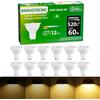 bravotecno Lampadina LED GU10 dimmerabile, 2,9 W, 3000 K bianco caldo, angolo di emissione 36°, equivalente a 50 W, lampadina GU10 per faretti, 12 pezzi