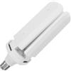 HOMSFOU Lampadina LED a Tre Foglie E27 45 W Pieghevole Regolabile per Garage | Pannelli a Tre Sezioni, Corpo Bianco in Pc, Tecnologia Ip55, per Ambienti di Lavoro e Cantine