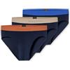 Schiesser Confezione da 3 Slip da Uomo in Cotone Biologico, Confezione Multipla - 95/5 Organic