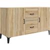 vidaXL Credenza Rovere Sonoma 100x36x60 cm in Legno Multistrato