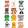 LdawyDE Tappi per Ferri da Maglia, 12 PCS Tappi Punta dell'ago, Porta Ferri da Maglia della Forma Animale, Protezioni Punta per Knitting Needles