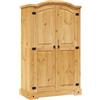 Generico Armadio in Legno di Pino Messicano Corona Range 2 Ante