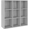 vidaXL Libreria Grigio Sonoma 98x29x97,5 cm