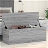 Generico Contenitore Portaoggetti Grigio Sonoma 102x35x35 cm Truciolato,Armadietti e portaoggetti,Bauli e cassapanche-840693